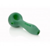 Sklenená pieskovaná fajka GRAV® Classic Spoon 10 cm Farba: Zelená