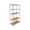 Meets-ecommerce UG Kovový regál 180x100x40, 4-6 políc Farba: Sivá, Počet polic: 5 políc