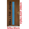 Soft Vchodové plastové dvere Sofia 85x200 cm - Akce!
