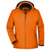 James&Nicholson Dámska zimná bunda JN1053 Dark Orange M