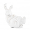 Dekoratívny Biely Veľkonočný Zajačik 20cm