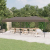 Skladací párty stan, farba taupe, 3x6 m