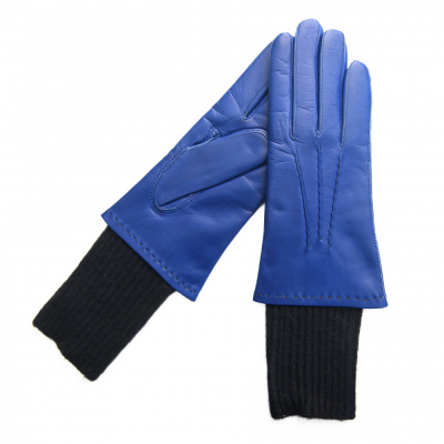 KARMA Leather Gloves Elena dámske kožené rukavice Veľkosť: 8, Farba: Jeans