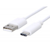 C-Tech CB-USB2C-10W USB 2.0 AM na Type-C (AM/CM), 1m, bílý (CB-USB2C-10W)