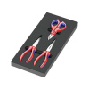 Wera 150181 Knipex kliešte s penovou vložkou, typ 9781, sada 2 (sada 3 kusov)