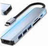 ROZDEĽOVAČ ROZBOČOVAČ HUB USB 3.0 2.0 SD MICROSD PD USB TYP C HDMI 7V1
