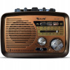 KUCHYNSKÉ RÁDIO AM FM PRENOSNÉ, KONŠTRUOVANÉ NA BATÉRIE BLUETOOTH, USB, MICRO SD