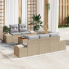 zahrada-XL Súprava záhradných pohoviek 6 pcs Beige, svetlo šedá 3356565