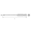 Bernstein Tools for Electronics 6-TX20-75 bit Torx Ocel HRC , silno legované, E 6.3, 6 ks; 6-TX20-75