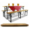 Lavica bez operadla, drevo, 180 x 23 cm (PÁRTY SET PIVNÝ BAR SET ZÁHRADNÝ SKLADACÍ STÔL 2 LAVICE 180 CM)