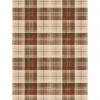 MINDTHEGAP Countryside Plaid Leather - tapeta