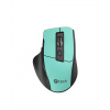 Myš C-TECH Ergo WLM-05, bezdrôtová, 1600DPI, 6 tlačidiel, USB nano receiver, mint