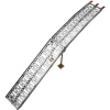 nájazdová rampa HD - skladacie - hliníková (s podperou), Q-TECH (max. nosnosť 340 kg, 1 ks)
