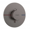 Hansgrohe ShowerSelect Comfort Termostatická batéria pod omietku, kefovaný čierny chróm 15559340-HG