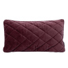 EUROFIRANY DEKORAČNÝ VANKÚŠ VELVET29 30X50 CM BORDOVÁ
