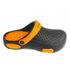 Dámske šľapky GEZER - black/orange Veľkosť: 37