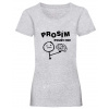 Prosím použi ho! - Sivá , Dámske , XL