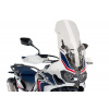 PUIG Plexi štít PUIG TOURING WITH SUPPORT + PROTECTION 9156W priehľadné