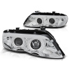 BMW X5 E53 03-06 - predné chrom svetlá ANGEL EYES CCFL pre xenon