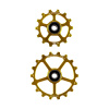 CeramicSpeed Nadrozmerné kolieska 14/18 zubové Farba: Zlatá, Úprava: Standard
