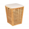 Wenko | WENKO 25143100 - Kôš na bielizeň BAMBUSA 40x56 cm hnedá | WE0110