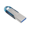 SanDisk Ultra Flair 128GB USB 3.0 tropická modrá (SDCZ73-128G-G46B)