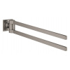 Grohe Allure Dvojitý držiak na uteráky, kefovaný Hard Graphite 40342AL1-GR