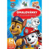 Omalovánky se samolepkami A4 Paw Patrol/Tlapková patrola 21x30cm
