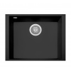 Granitový dřez CUBE 490U Nanoblack pro spodní montáž