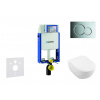 Geberit Kombifix Modul na závesné WC s tlačidlom Sigma01, lesklý chróm + Villeroy Boch - WC a doska, DirectFlush, SoftClose, CeramicPlus 110.302.00.5 NI2