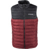 Columbia M POWDER LITE VEST vínová,tmavo sivá,biela Pánska termo vesta S