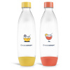 Sodastream Sada fliaš FUSE Orange/Yellow 2 x 1L vhodné do umývačky riadu