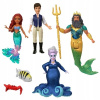 Bábika Disney Princezné Disney Malá morská víla Sada 6 malých bábik: Malá morská víla s priateľmi HLX19 15 cm
