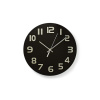 Hodiny analógové NEDIS BLACK CLWA006GL30BK 30 cm