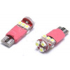LED autožiarovka G3 9xSMD W5W T10 12V AC CAN-BUS