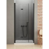 New Trendy D-0221A NEW SOLEO BLACK sklápacie sprchové dvere 80 cm, ľavé 80 x 195 cm čierna