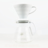 HARIO V60 Dripper & Dekantér (biely)