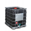 IBC kontajner Recobulk, UV ochrana, lyžiny, 1000 litrov, otvor DN 150, vypúšťací otvor DN 50