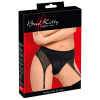Bad Kitty Strap-on thong with suspenders M