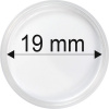 Plastové kapsule na mince o priemere 19 mm - 10 ks