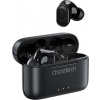 Bezdrôtové slúchadlá TWS Choetech BH-T15 ANC+ENC (čierna)