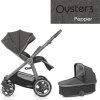 Oyster-BabyStyle OYSTER 3 - Babystyle kombinovaný kočík 2v1 Varianta: Pepper