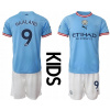 Futbalová sada Manchester City Puma 2023 Veľkosť 86 (Bayern Mníchov lopta na nohu č. 5 na tráve)