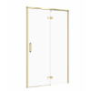 Cersanit Larga sprchové dvere 120 cm výklopné zlatá matná/priehľadné sklo S164-064