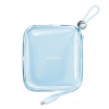Joyroom Jelly Series JR-L005 Powerbank, 10000 mAh Jelly 22.5W, vstavaný kábel Lightning, svetlomodrá
