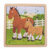Bigjigs puzzle Kôň so žriebätkom