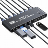 KONZOLA KVM HDMI 2.0 Prepínač 2 monitory