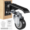 Nábytkové kolieska 4ks Otočné kolieska na dielenský stôl, nosnosť 74,8 kg