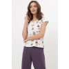 Dámské pyžamo Bambusové STEFANIA S Fialová