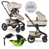 EASYWALKER Kočík kombinovaný Jimmey Explore Pearl Taupe AIR + KIDDY Evoluna i-size 2 + Základňa VP-F190881